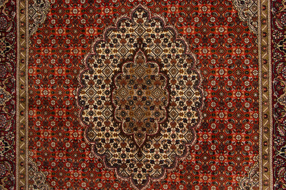 Tabraiz Mahi Handmade rug ( 5'2 x 3'4 feet )