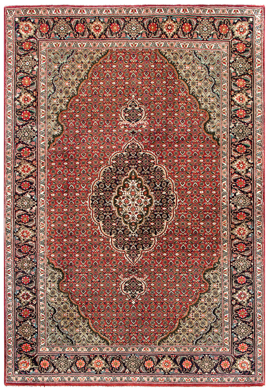 Tabriz Mahi  Handmade Persian Rug(5 x 3'4 feet )