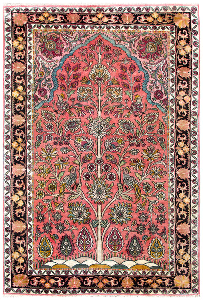 Kashmiri Qum Silk Rug  ( 6 x 4 feet )