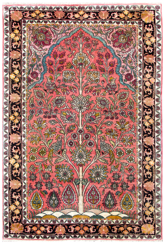 Kashmiri Qum Silk Rug  ( 6 x 4 feet )