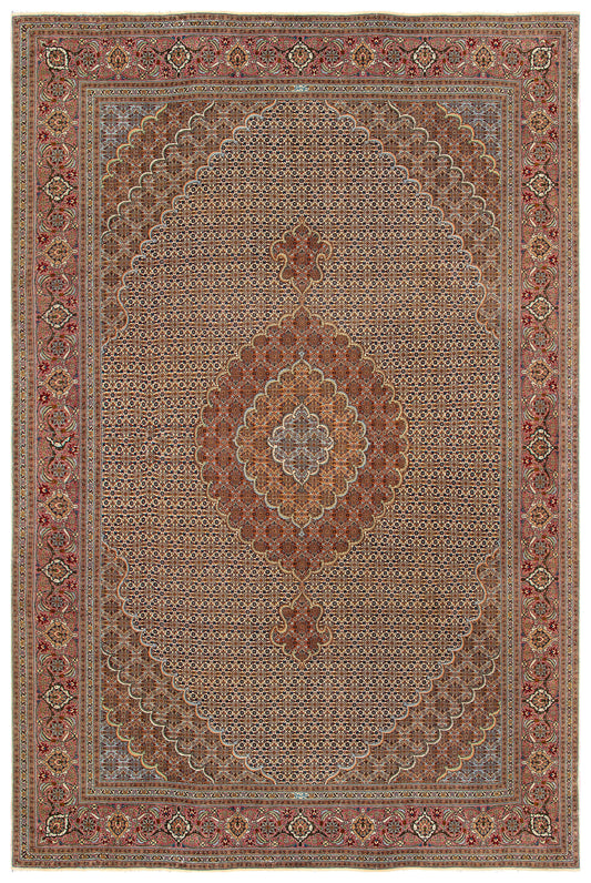 Tabriz Mahi Persian Rug  (10 x  6'6 feet)